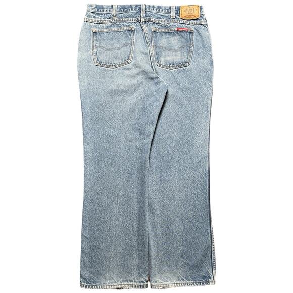 Vintage Y2K Dickies Light Wash Denim Jeans 34 X 30 Skater Distressed - Picture 1 of 7